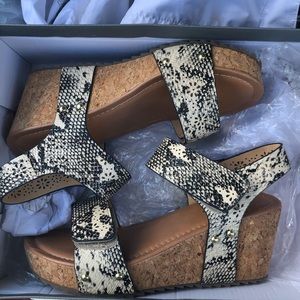 Snake Skin Wedges
